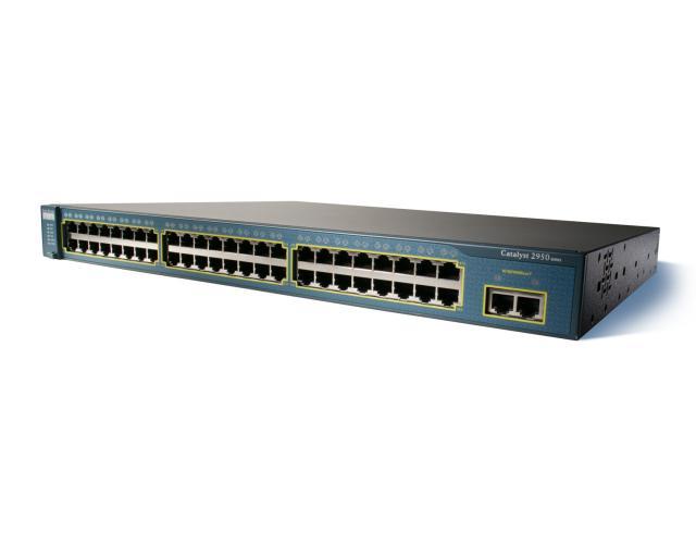 Cisco Catalyst (WS-C2950T-48-SI) 48-Ports External Switch Managed stackable